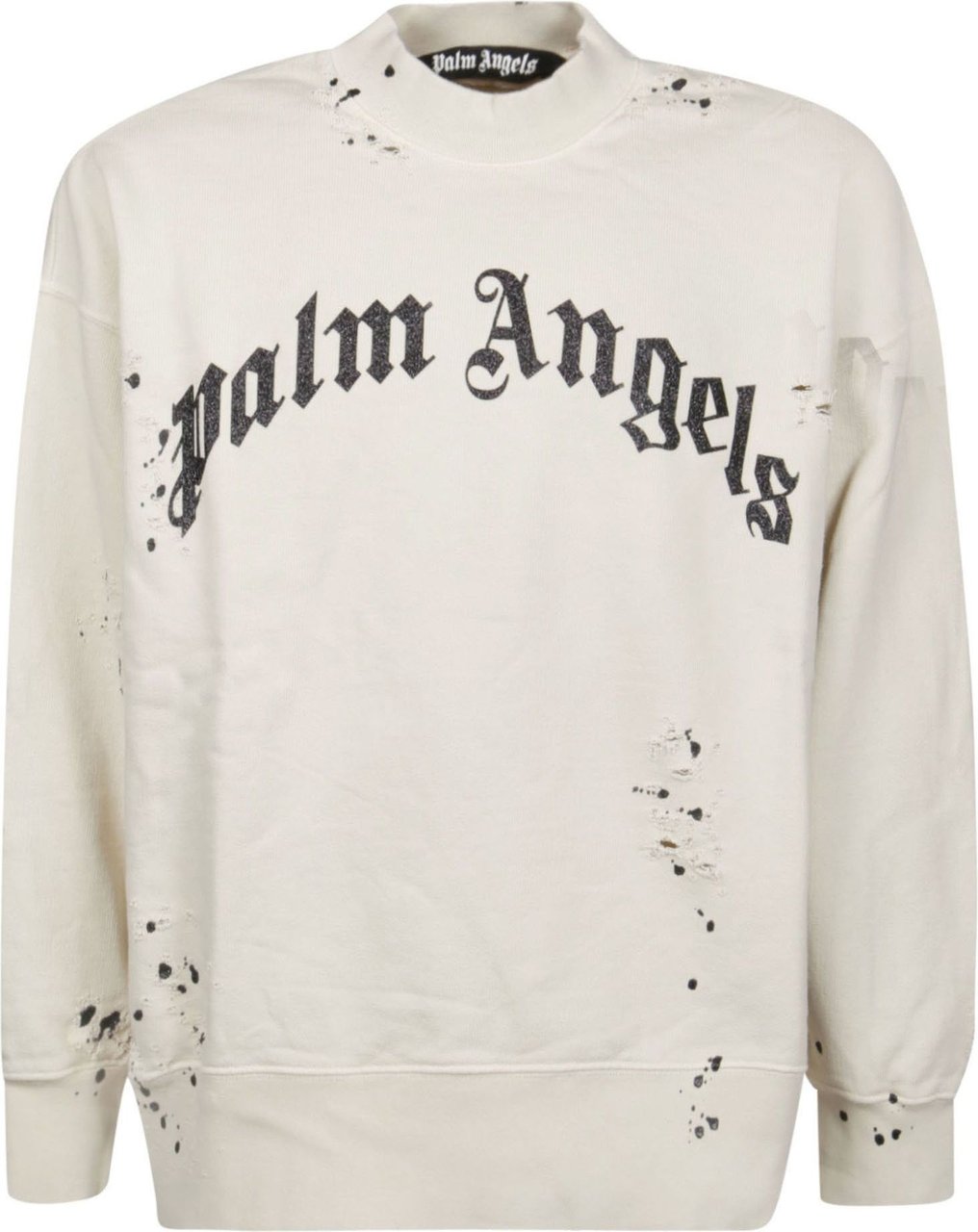 Palm Angels Gd Glittered Logo Sweatshirt Divers