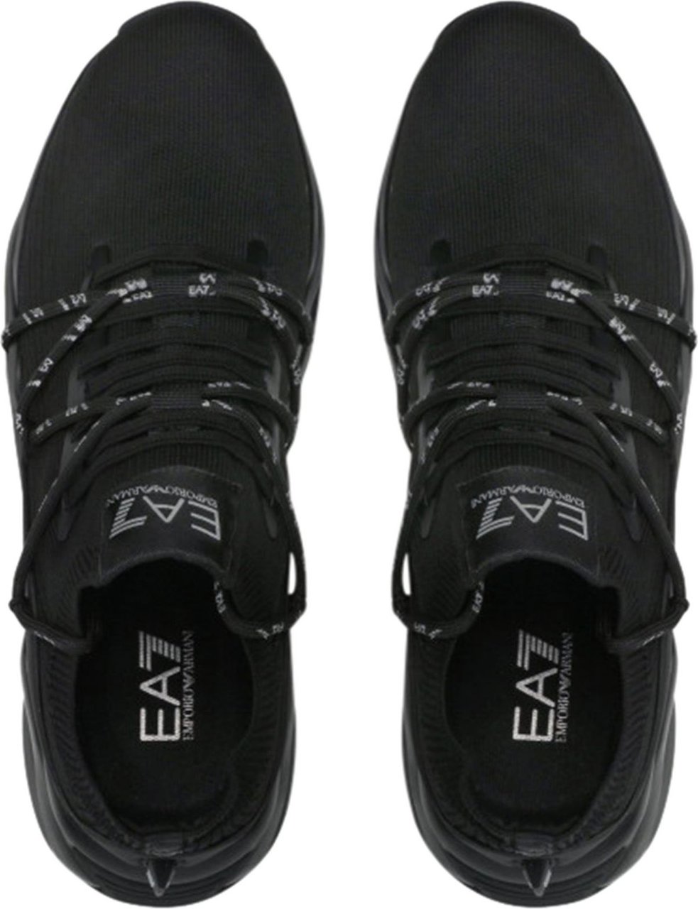 EA7 Sneaker black Zwart