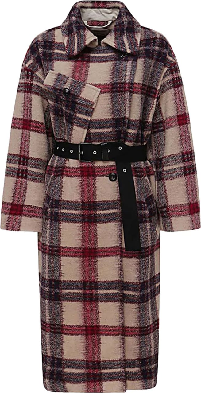 Isabel Marant Etoile double-breasted checked coat Divers