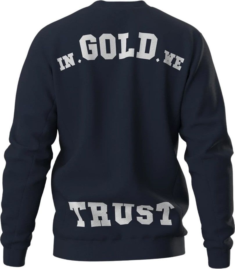In Gold We Trust The Slim 2.0 Sweater - Blauw Blauw