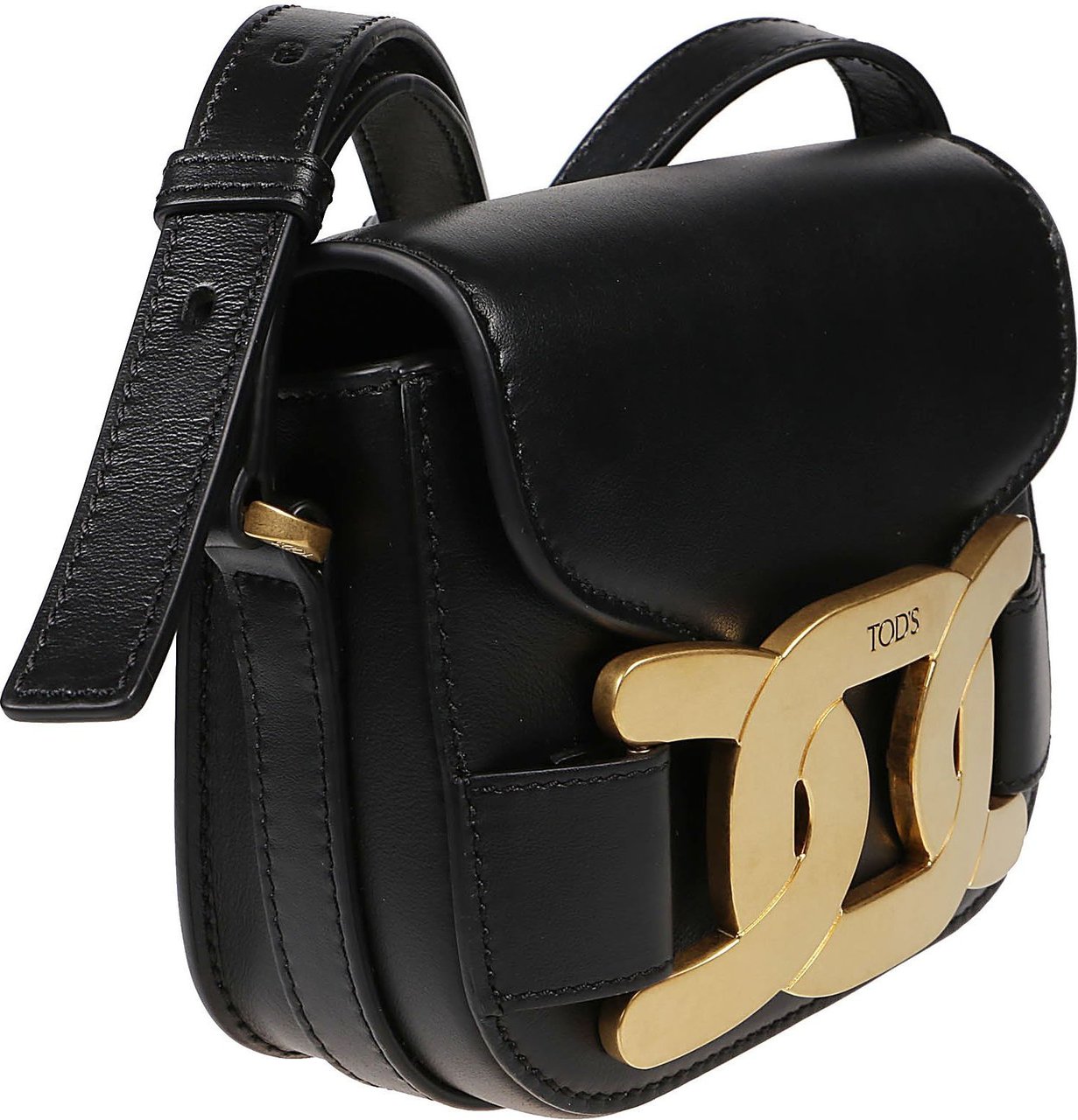 Tod's Mini Aoy Crossbody Bag Black Zwart