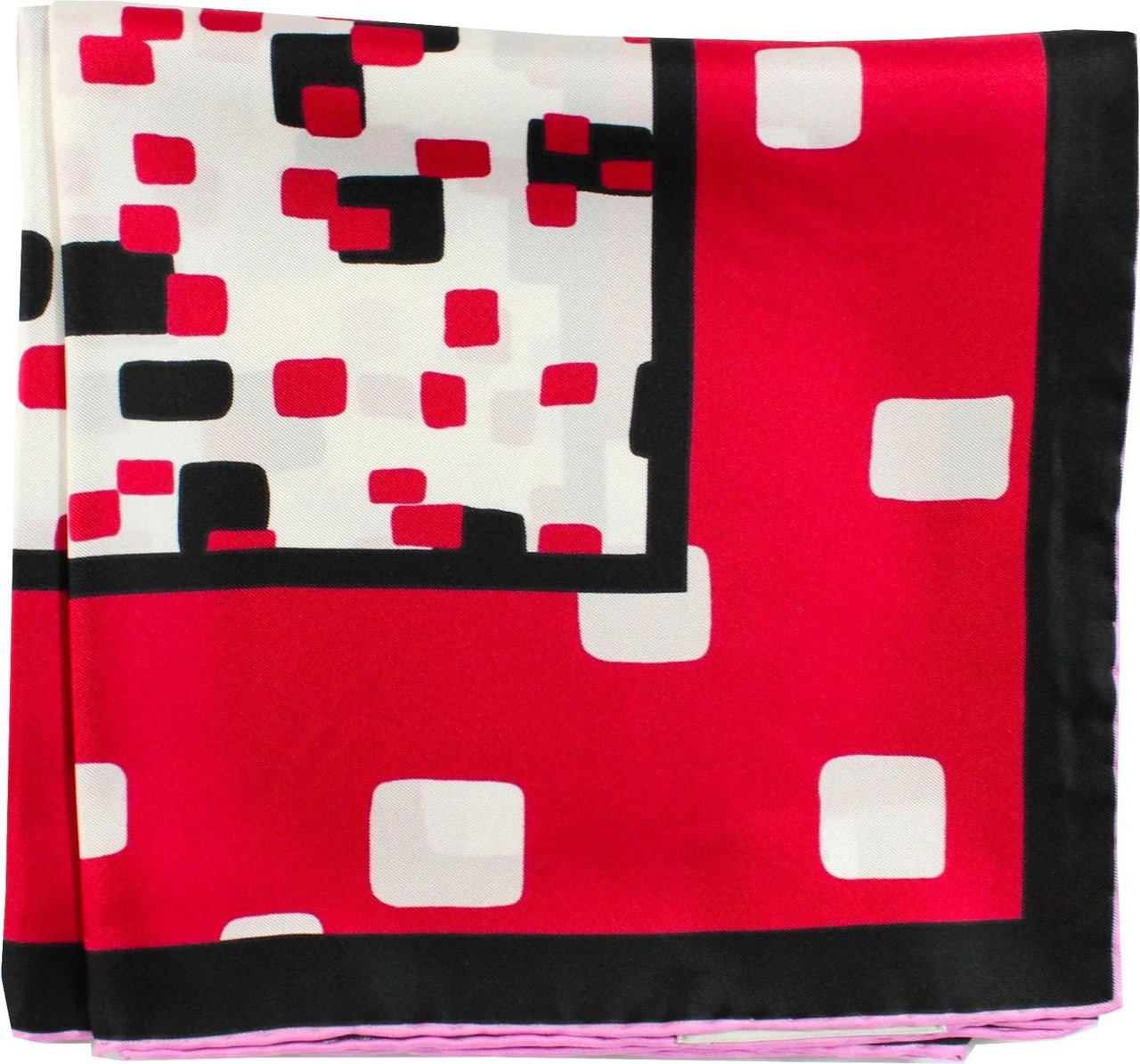 Givenchy Givenchy Square Twill Silk Scarf Rood