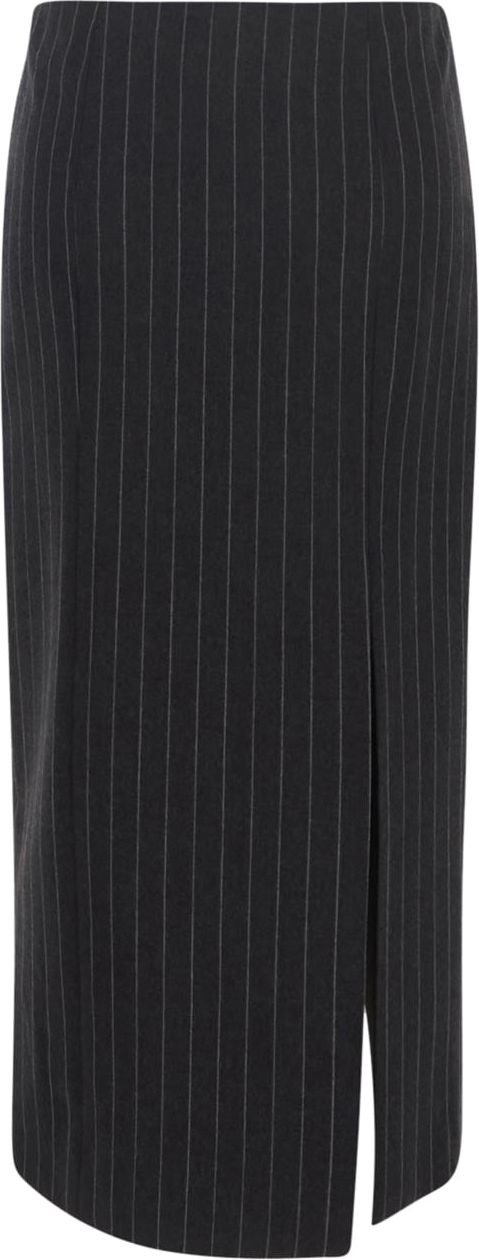 Versace Pin Striped Skirt Grijs