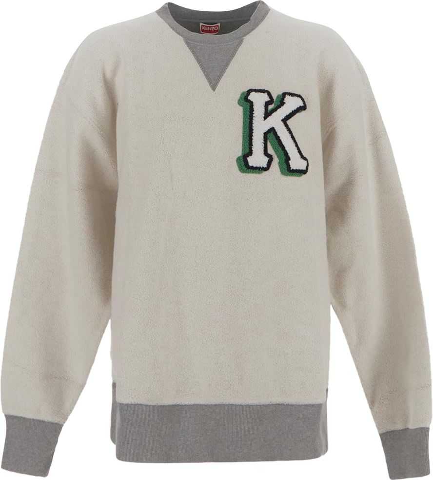 Kenzo Logoed Sweatshirt Grijs