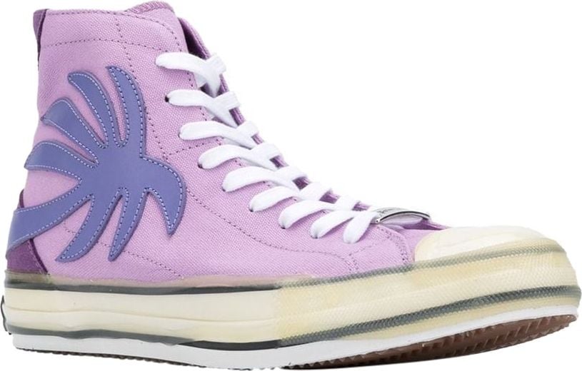 Palm Angels Vulc Palm High-top Sneakers Paars