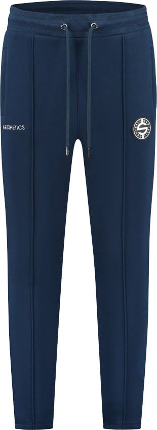 Quotrell Calabasas Pants | Navy / White Blauw
