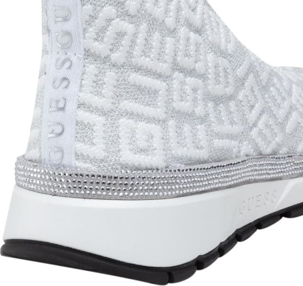 Guess Soft Logo Sneakers Dames White Wit