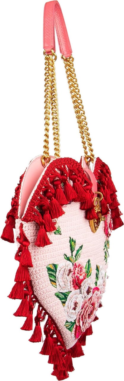 Dolce & Gabbana Dolce & Gabbana My Heart Crochet Bag Roze
