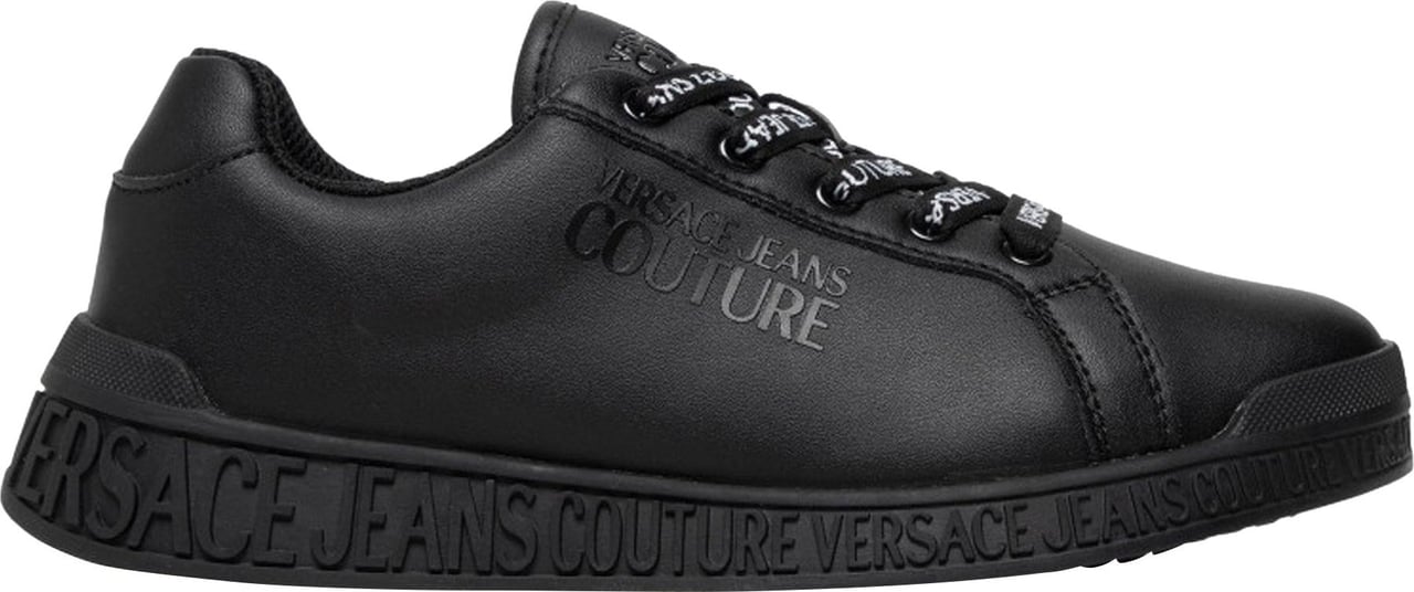 Versace Versace Jeans Couture Leather Sneakers Zwart