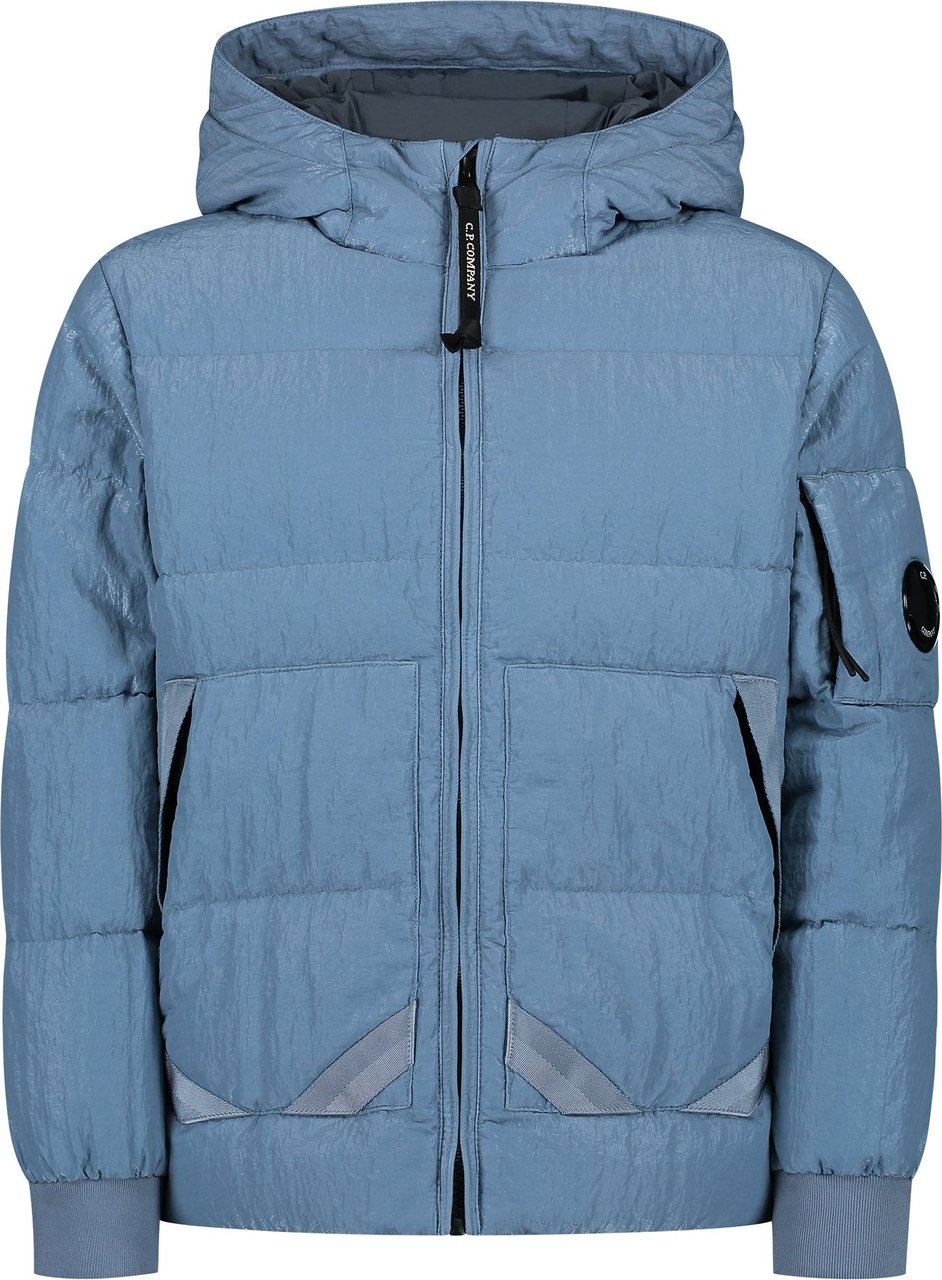 CP Company Outerwear- Short Jacket - Nylon San Pietro Blauw