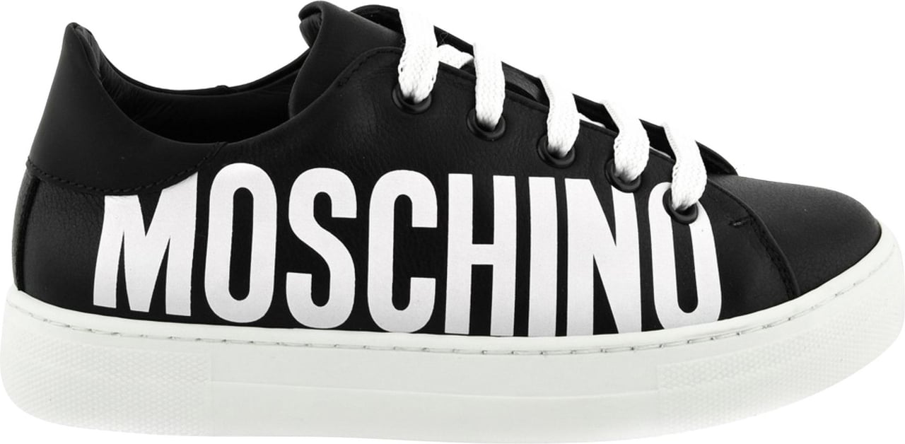 Moschino Sneakers 74419 Black/White Wit