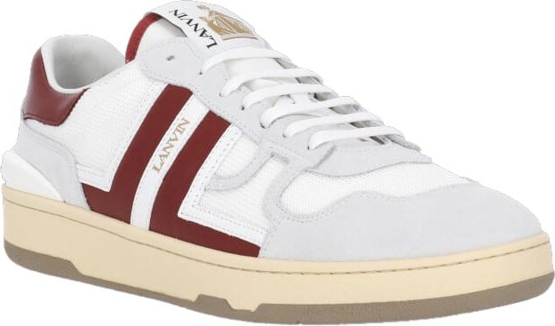 Lanvin Sneakers White/burgundy Wit