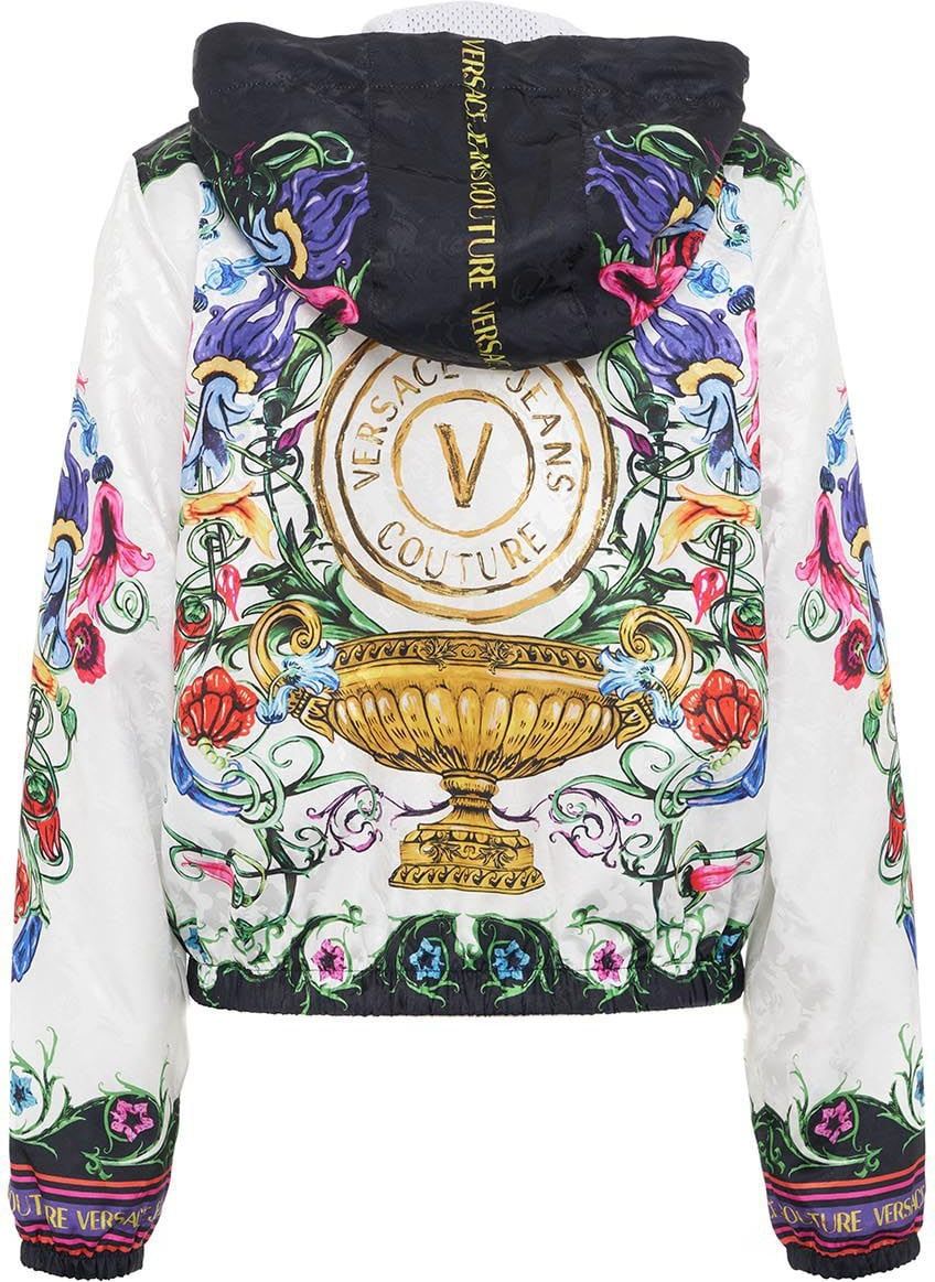 Versace Jeans Couture Casual Jacket Panel Garden White Wit