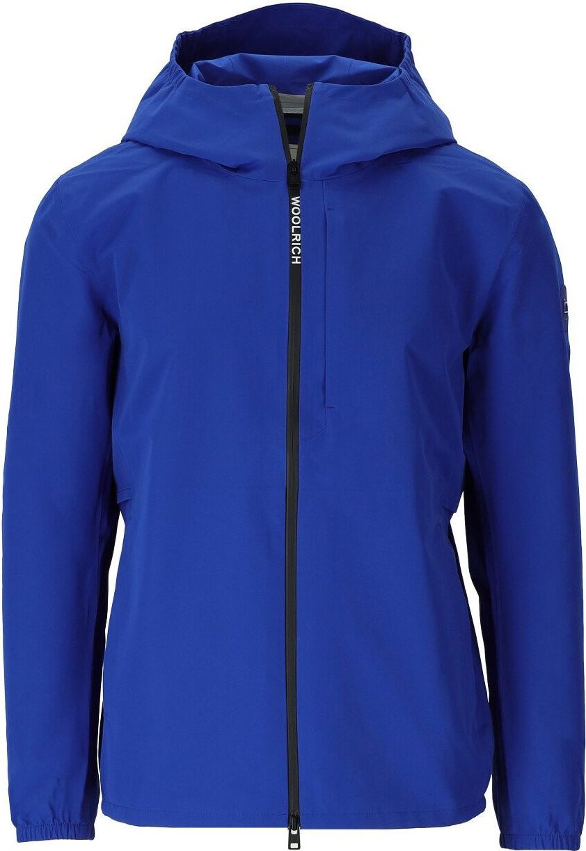 Woolrich Pacific Electric Blue Hooded Jacket Blue Blauw