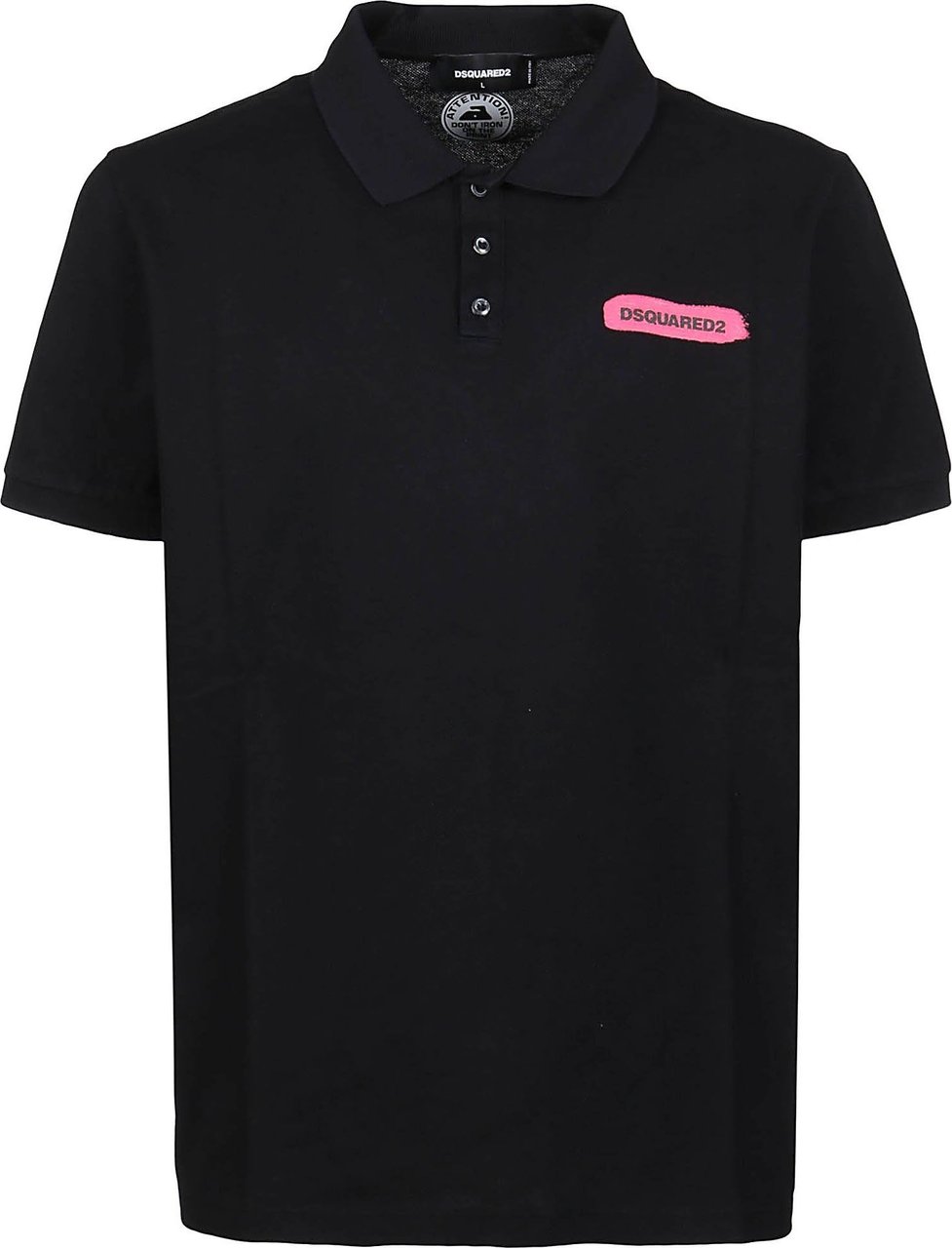 Dsquared2 Tennis Polo Shirt Black Zwart