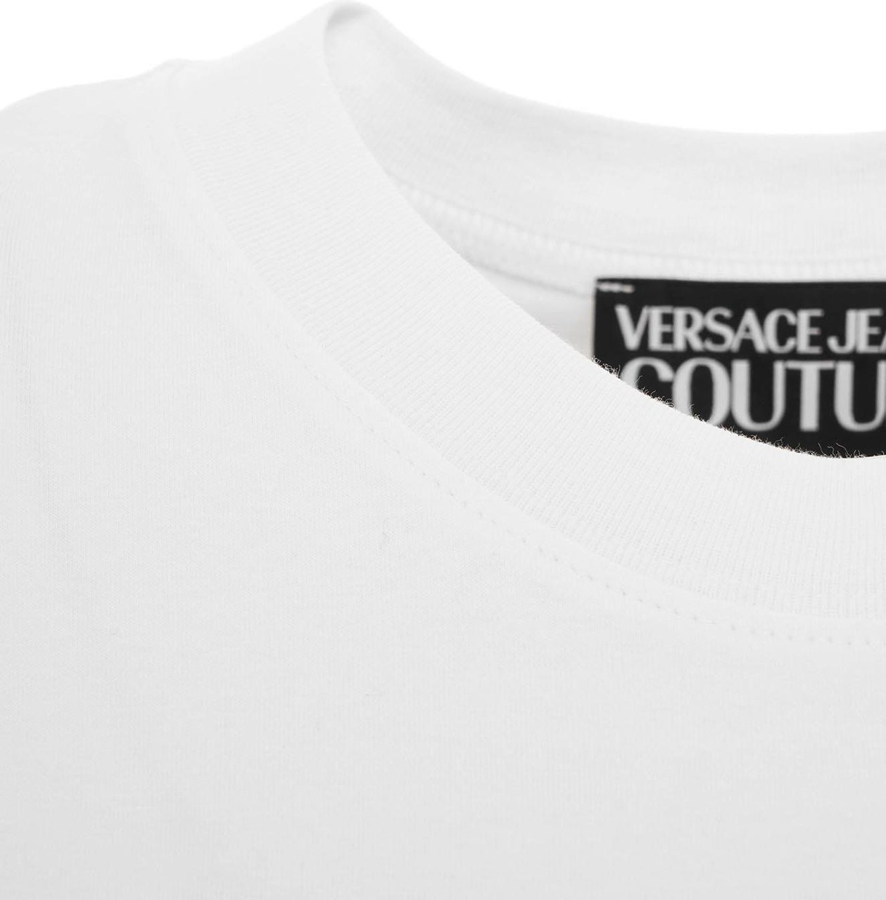 Versace T-shirt V-eblem Garden White Wit
