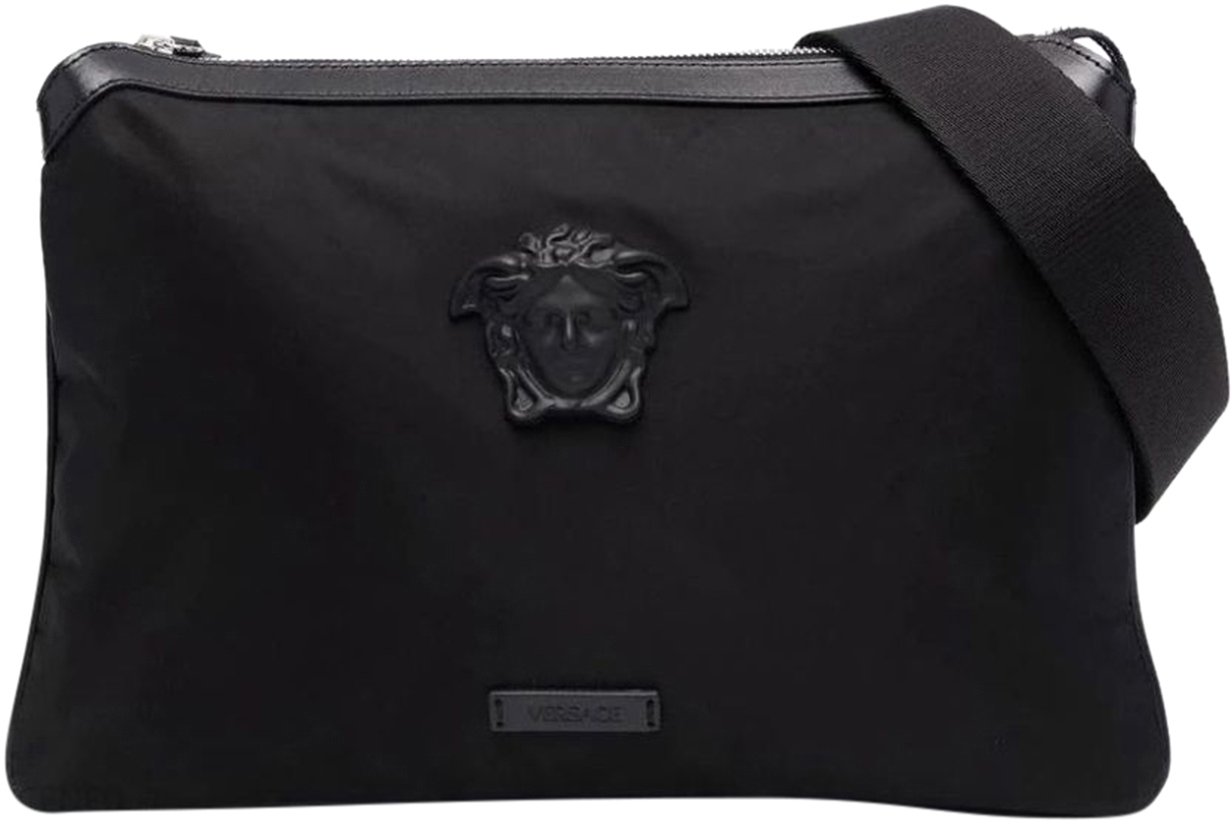 Versace Medusa crossbody laptop bag zwart Winkelstraat.nl