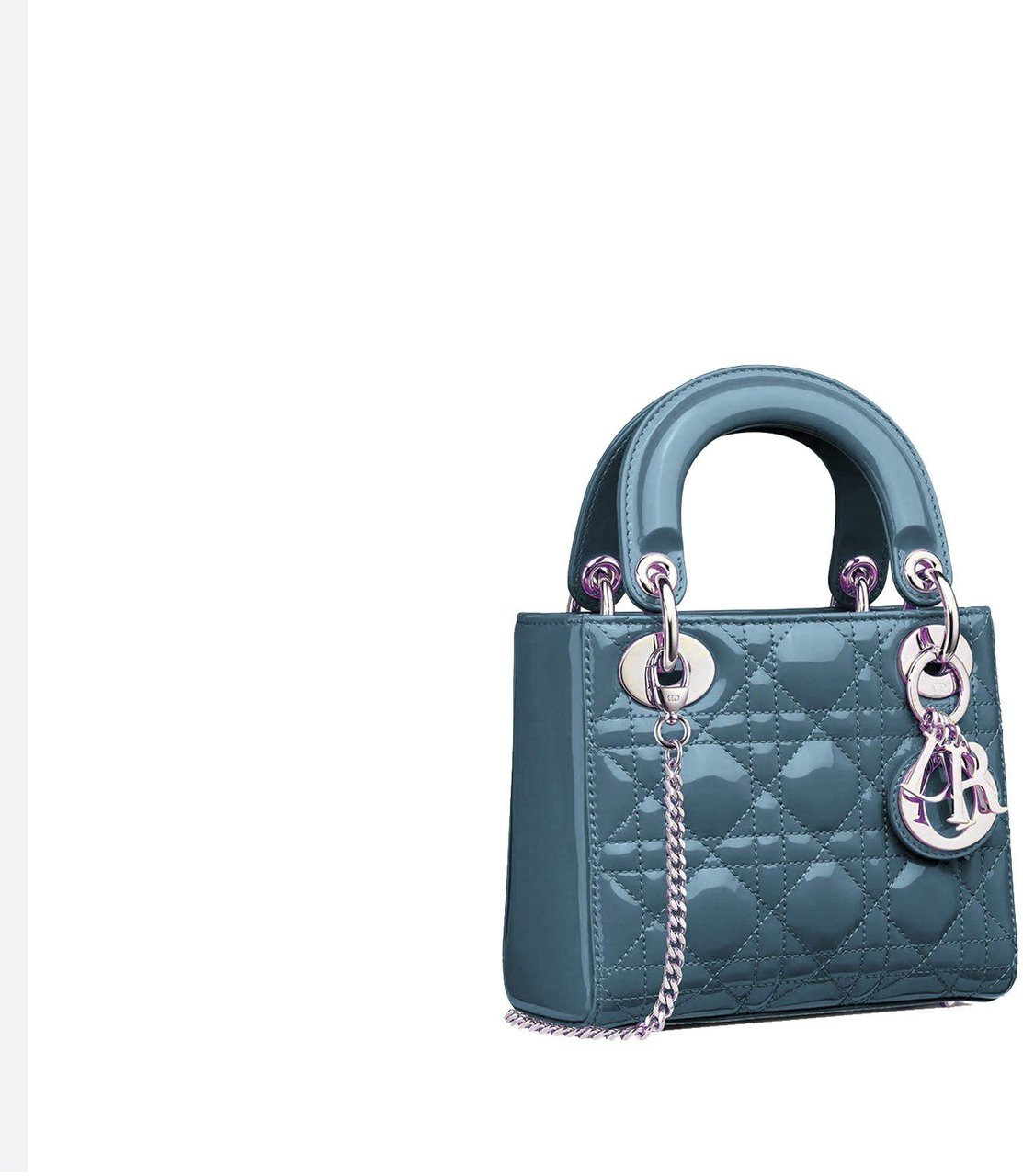 Dior Dior Lady Dior Leather Bag Blauw