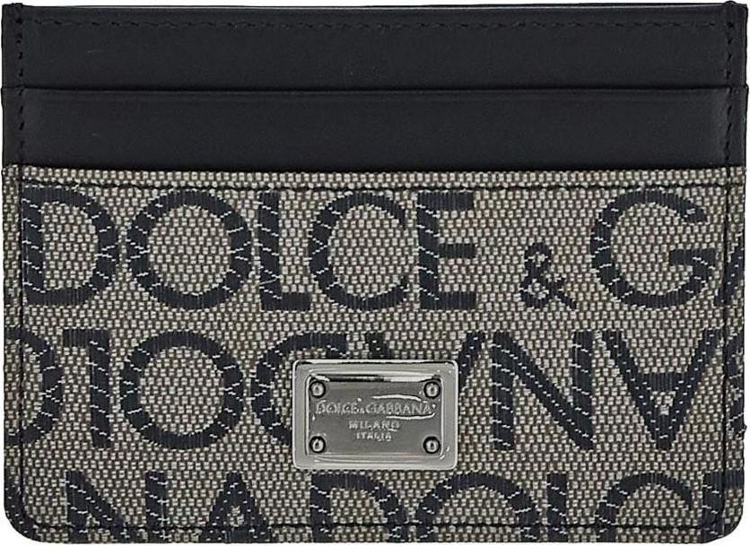 Dolce & Gabbana Logo Card Holder Bruin