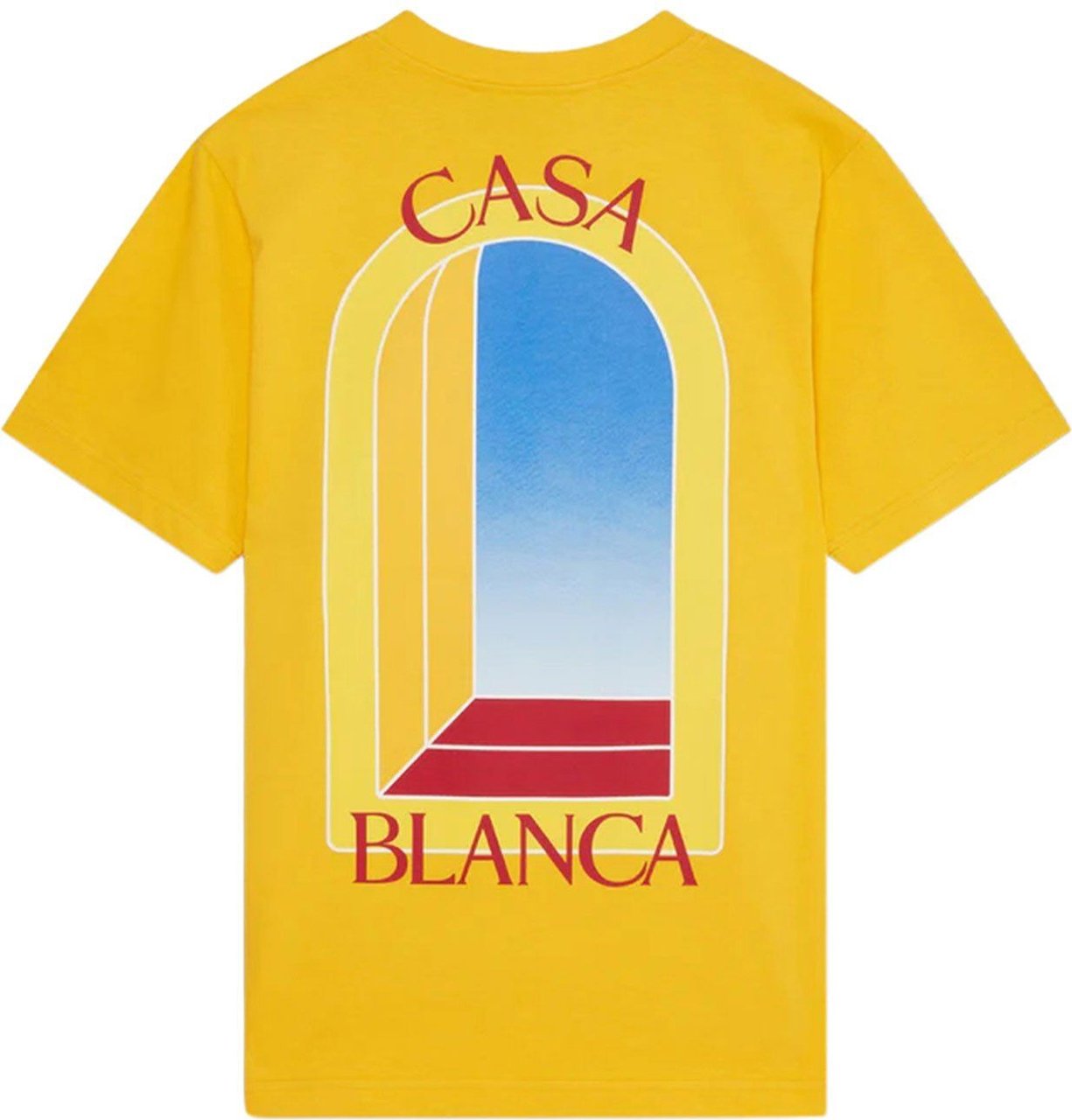 Casablanca citrus jersey l'arche de jour tee Geel