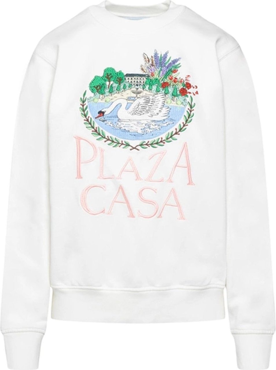 Casablanca Casablanca Embroidered Cotton Sweatshirt Wit