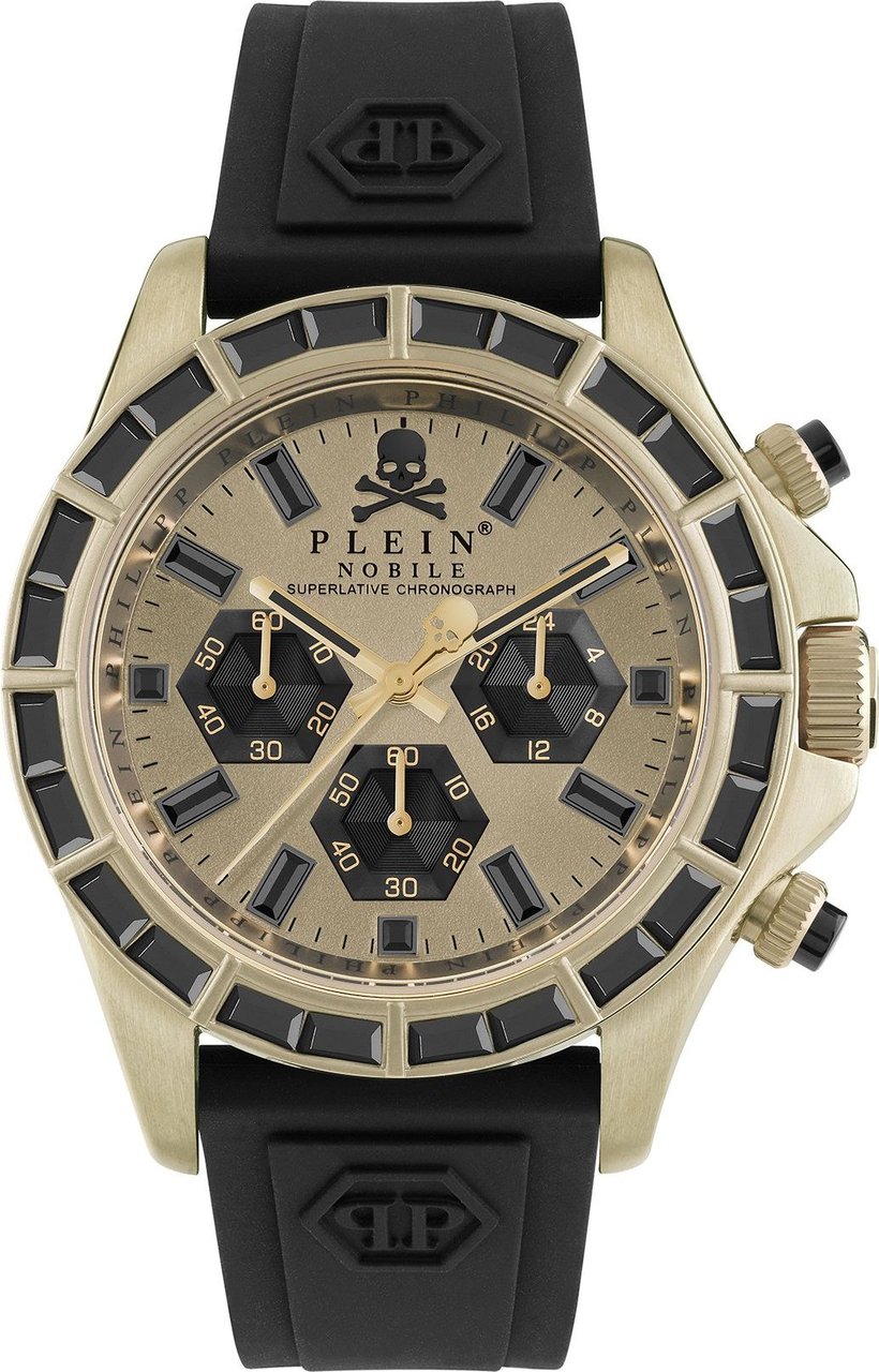 Philipp Plein Nobile Racing PWVAA0223 horloge 43 mm Beige