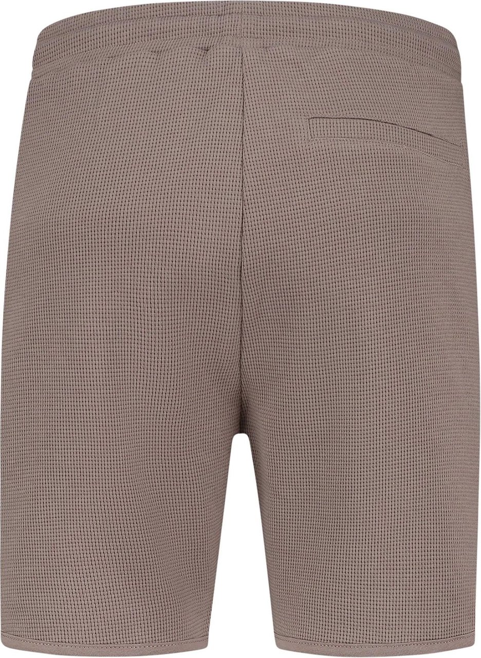 Purewhite Waffle Structure Shorts Taupe