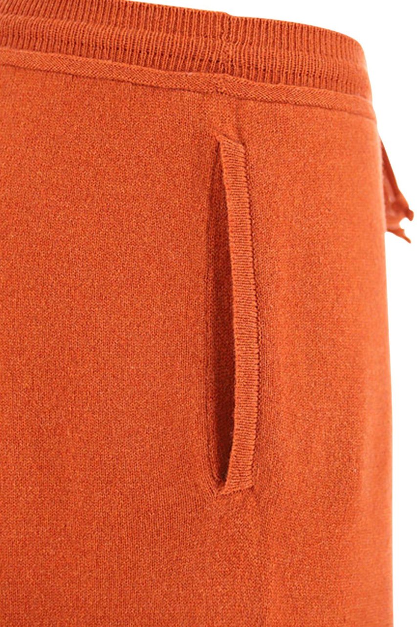 Stella McCartney drawstring knitted trousers Oranje