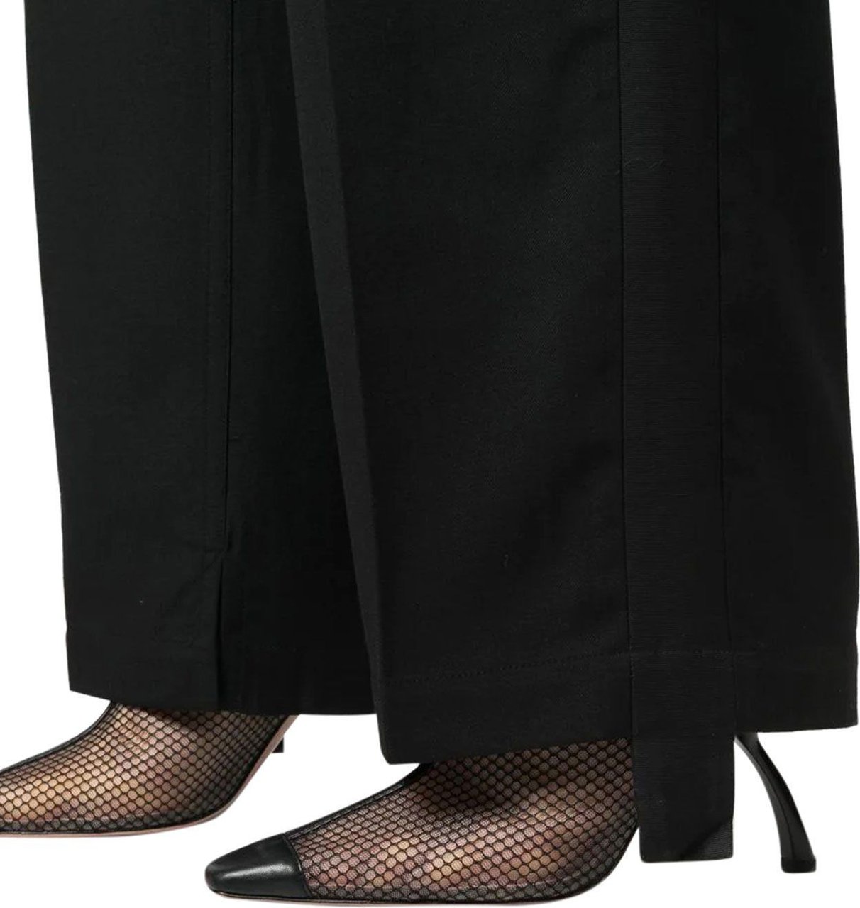 Stella McCartney straight-leg cargo-pocket trousers Zwart