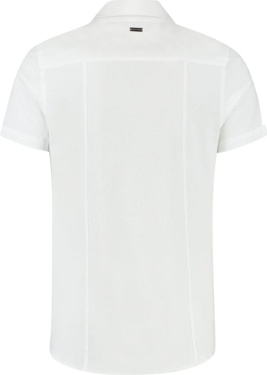 Purewhite Purewhite Woven Short Sleeve Shirt Wit Wit
