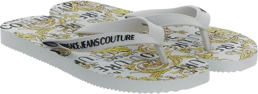 Versace Jeans Couture Couture Logo Flip Flop Wit