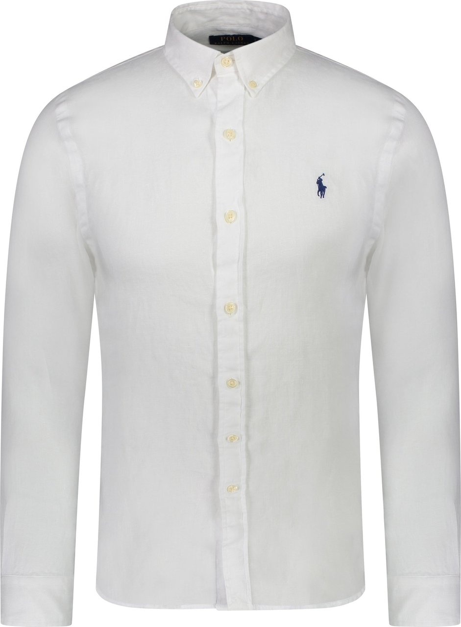 Ralph Lauren Polo Overhemd Wit Neutraal