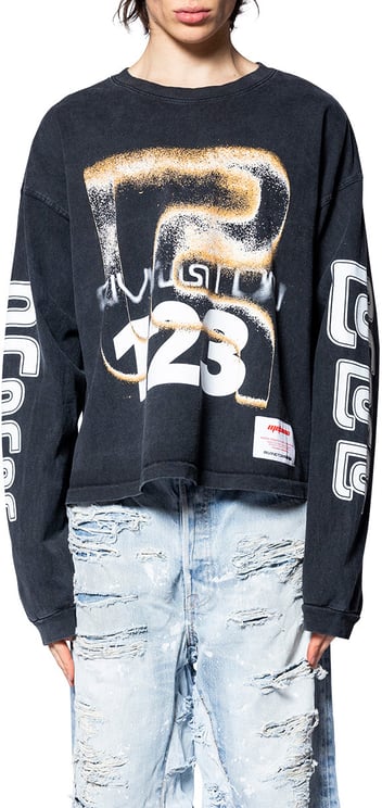123 RIVINGTON META ALMA CVA LS TEE VINTAGE BLACK / RUST