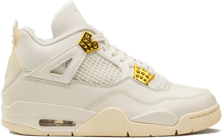 Nike Air Jordan 4 Sail Metallic Gold (W)