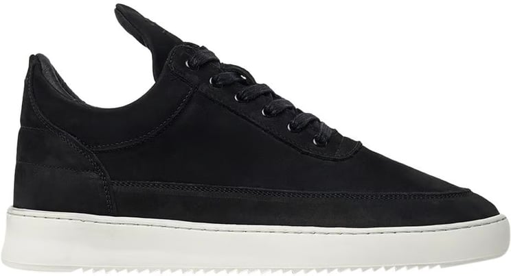Filling Pieces Heren Low Top Ripple Nubuck Zwart
