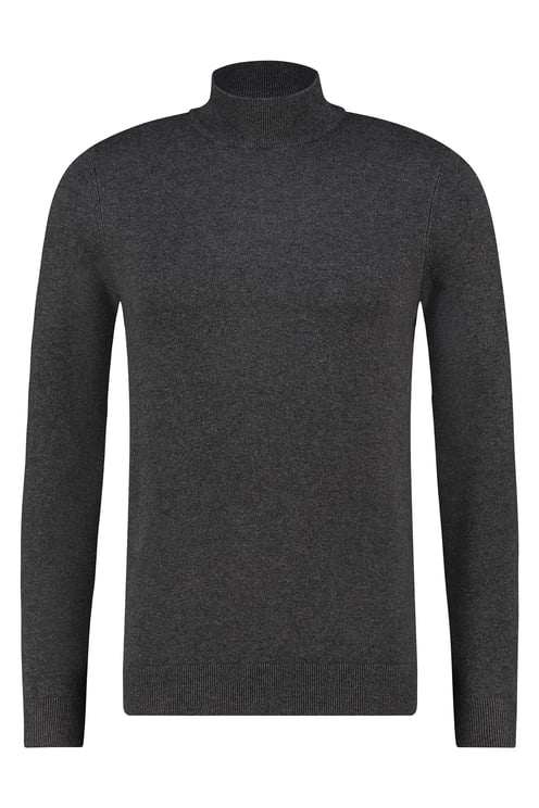 Purewhite Essential Knit Mockneck - Antra