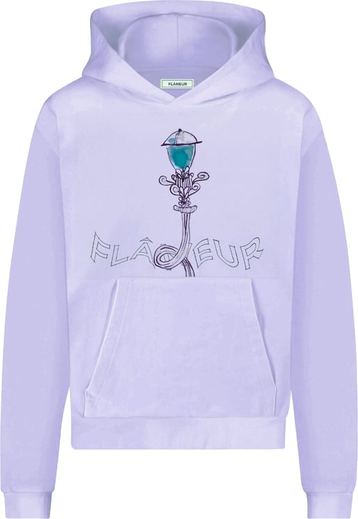 FLÂNEUR Lantern Hoodie | Purple
