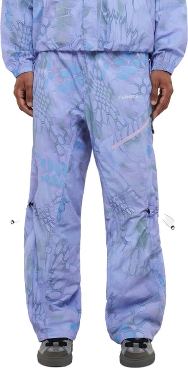 FLÂNEUR Turtle Nylon Trousers | Blue/Purple