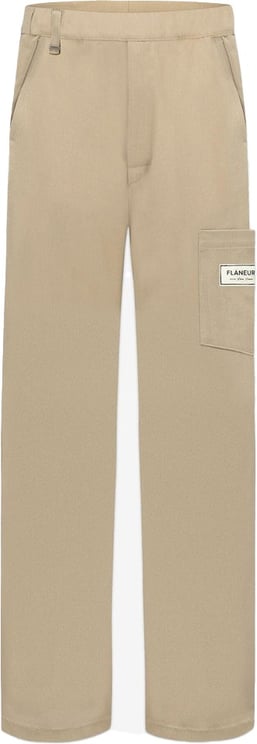 FLÂNEUR Flâneur Broek Bruin Atelier Tailored Trousers Sand