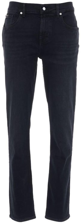 7 For All Mankind Jeans Slimmy Tapered Black