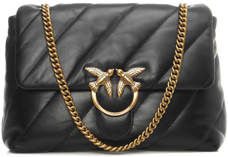 Pinko Shoulder Bag Love Big Puff Black