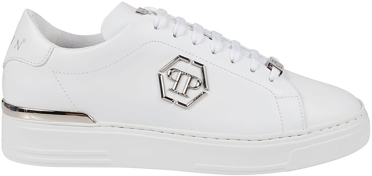 Philipp Plein Hexagon Low Top Sneakers White