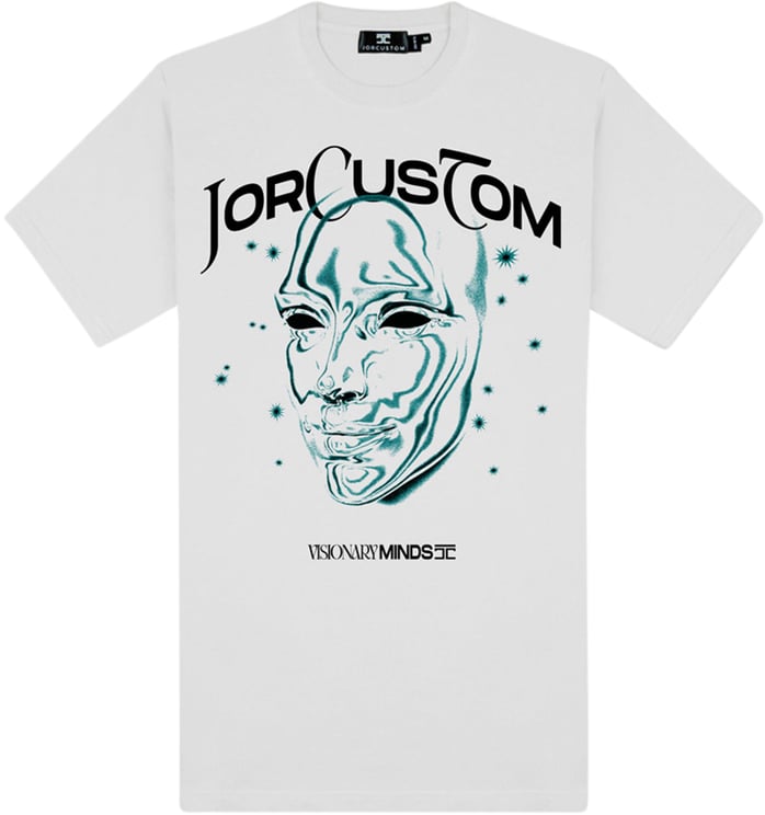 JORCUSTOM Visionary Slim Fit T-Shirt White