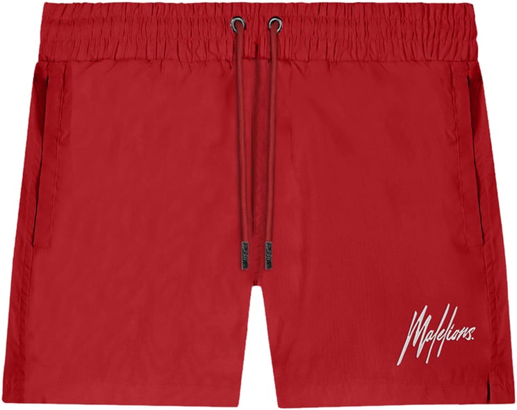 Malelions Atlanta Swimshort - Red/White