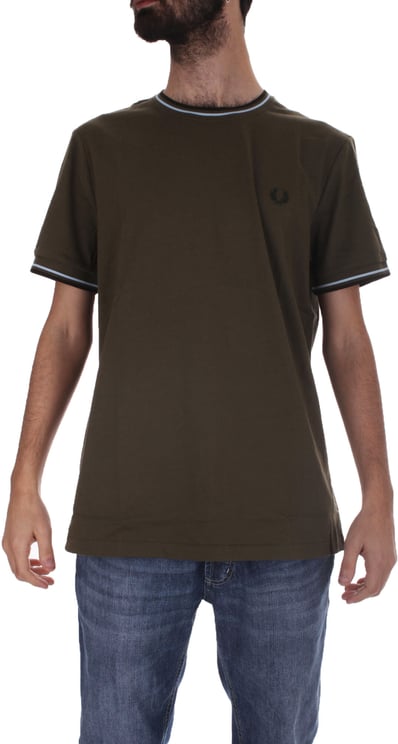 Fred Perry T-shirts And Polos Green