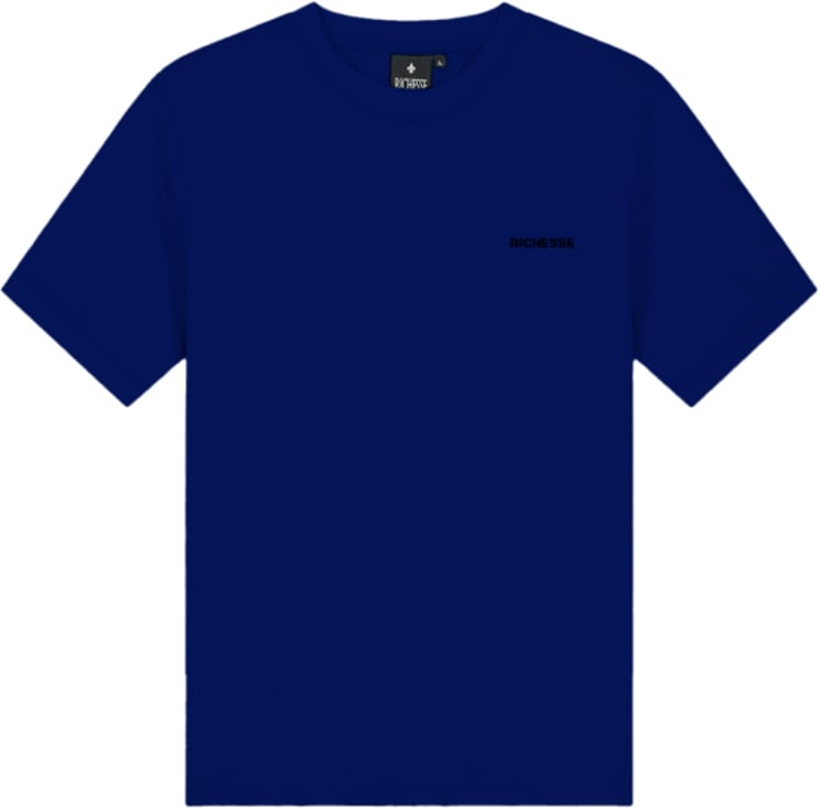 Richesse Crew Navy Blauw T-shirt
