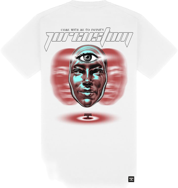 JORCUSTOM Infinity Slim Fit T-Shirt White