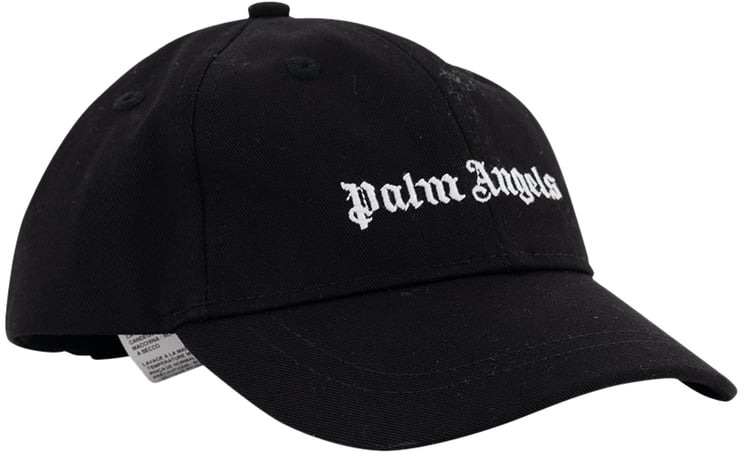 Palm Angels logo baseball cap black
