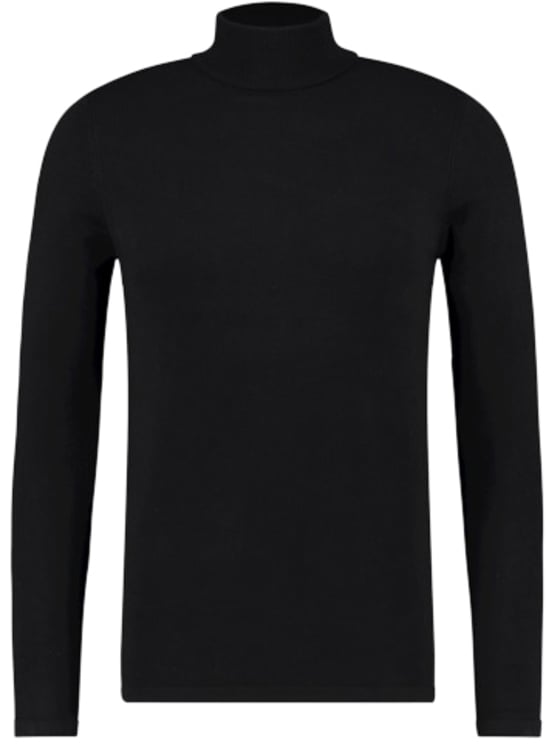 Purewhite Essential Knit Turtleneck Heren Zwart
