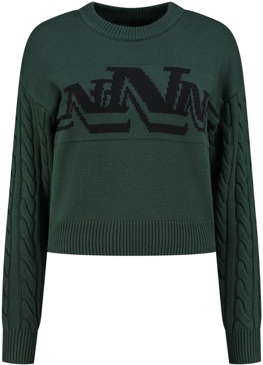 Nikkie Tally sweater garden green